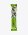 Download Matte Metallic Stick Sachet Mockup - Front View in Sachet Mockups on Yellow Images Object Mockups