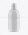 Download Glossy Plastic Sport Nutrition Bottle Mockup in Bottle Mockups on Yellow Images Object Mockups