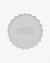 Download Matte Bottle Cap - Top View in Object Mockups on Yellow Images Object Mockups