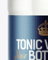 200ml Clear Glass Bottle with Tonic Mockup