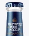 200ml Clear Glass Bottle with Tonic Mockup