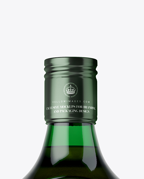 Download Square Green Glass Bottle With Red Liquor Mockup In Bottle Mockups On Yellow Images Object Mockups PSD Mockup Templates