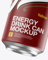 Download 500ml Matte Aluminium Can Mockup in Can Mockups on Yellow Images Object Mockups