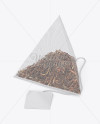 Download Pyramid Tea Bag Mockup Halfside View In Bag Sack Mockups On Yellow Images Object Mockups Yellowimages Mockups