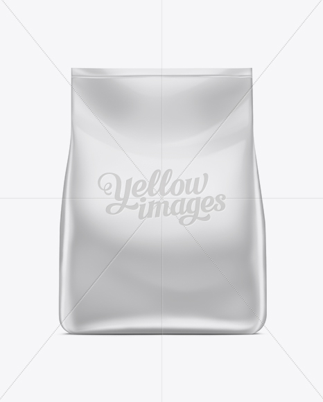 400g Washing Powder Bag Mockup In Bag Sack Mockups On Yellow Images Object Mockups