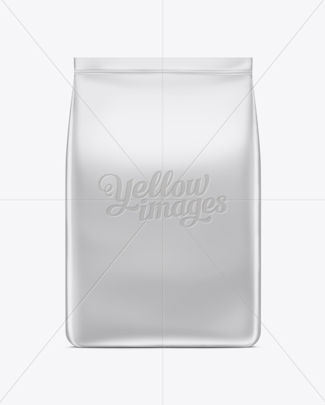 6kg Washing Powder Bag Mockup In Bag Sack Mockups On Yellow Images Object Mockups