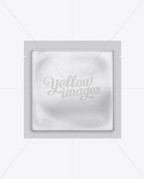 Square Sachet Mockup In Sachet Mockups On Yellow Images Object Mockups