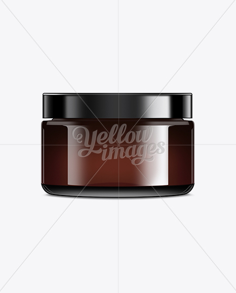 Download Cosmetic Jar With Lid Mockup In Jar Mockups On Yellow Images Object Mockups Yellowimages Mockups