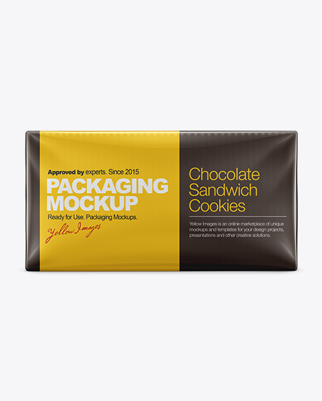 Download Crackers Packaging Mockup In Packaging Mockups On Yellow Images Object Mockups PSD Mockup Templates