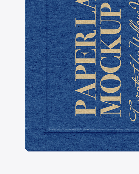 Paper Label With String Mockup   Front View PSD #1