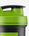 Matte Shaker Bottle - Front View - Free Download Images High Quality