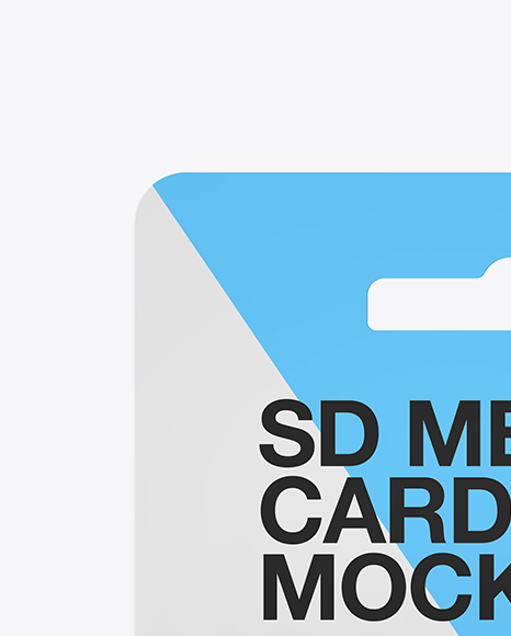 SD Memory Card Mockup   Front View PSD #2