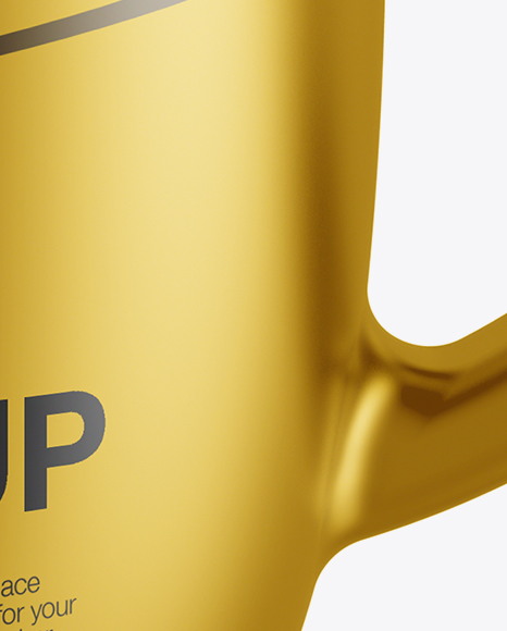 Metallic Mug Mockup PSD #1