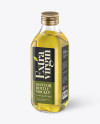 Download 0.5L Clear Glass Olive Oil Bottle Mockup - Halfside view (High-Angle) in Bottle Mockups on ...