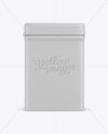 Matte Tin Box Mockup on Yellow Images Object Mockups