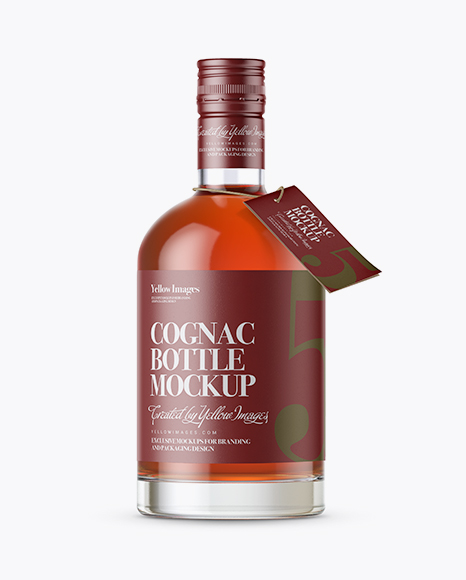 Download Cognac Bottle Psd Mockup Yellowimages