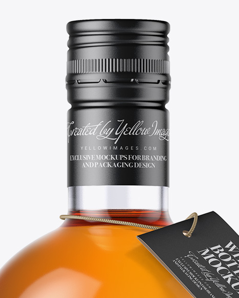 Download Whisky Bottle With Shrink Band Mockup In Bottle Mockups On Yellow Images Object Mockups PSD Mockup Templates