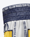 Download Two Panel Boxing Shorts Mockup Side View In Apparel Mockups On Yellow Images Object Mockups