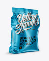 Download Metallic Stand-up Bag Mockup - Half Side View in Bag ...