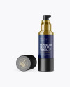 Open Cosmetic Bottle with Glossy Glass Mockup in Bottle ...