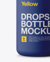 Download Matte Plastic Dropper Bottle Mockup in Bottle Mockups on Yellow Images Object Mockups