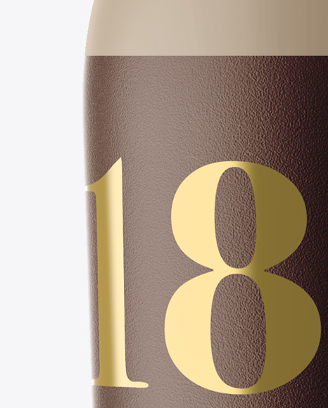 Ceramic Wine Bottle Mockup PSD #1